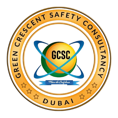 Green Crescent Safety Logo